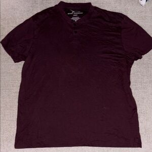 Marc Anthony Red Casual Button Down Shirt